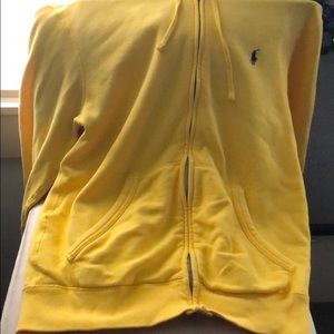 Polo Ralph Lauren yellow hoodie